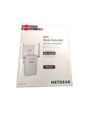 Netgear Dual Band WiFi Mesh Extender AC750 EX6100v2